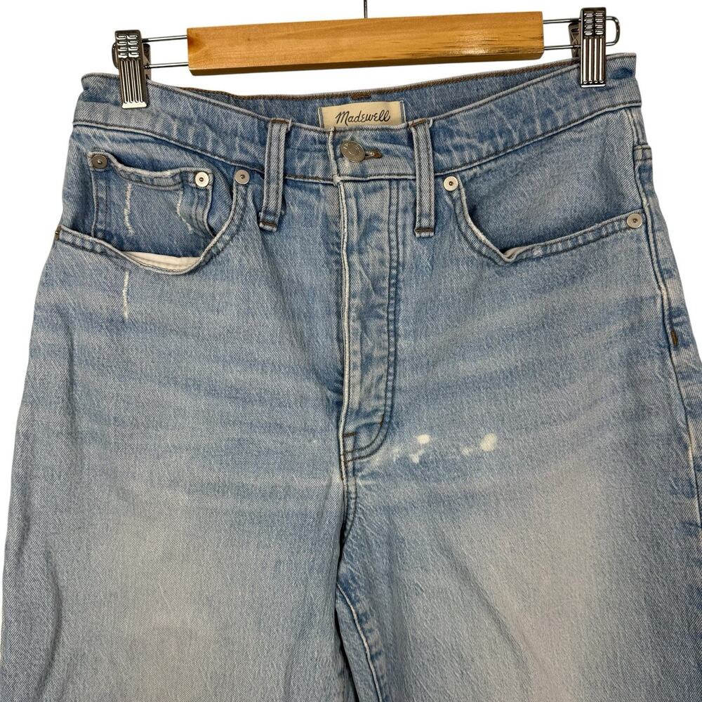 Madewell Balloon Jeans Womens 28 High Rise Denim Medium Wash Retro Barrel Leg - Picture 4 of 16